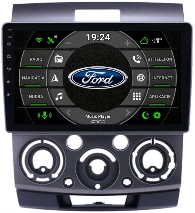 Ford RANGER 2006-2021 dotykova Android NAVI WiFi USB BT - 7