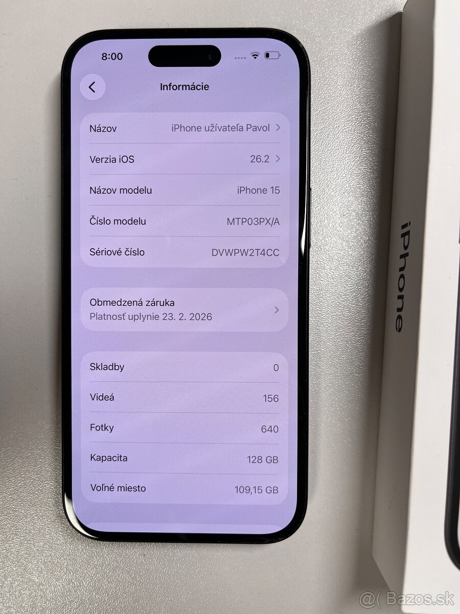 iphone 15-zdravie:90% - 7