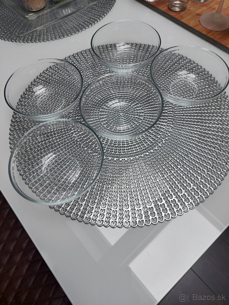 Mix skla- poháre,misky,flaše,svietniky - 7