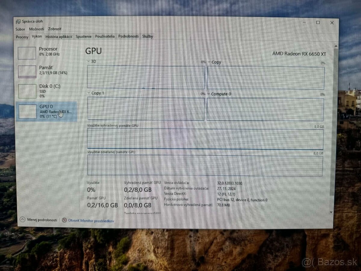 Herné PCčko Ryzen 5 3600/ RX 6650 XT/ 16GB/ 500gb NvMe - 7
