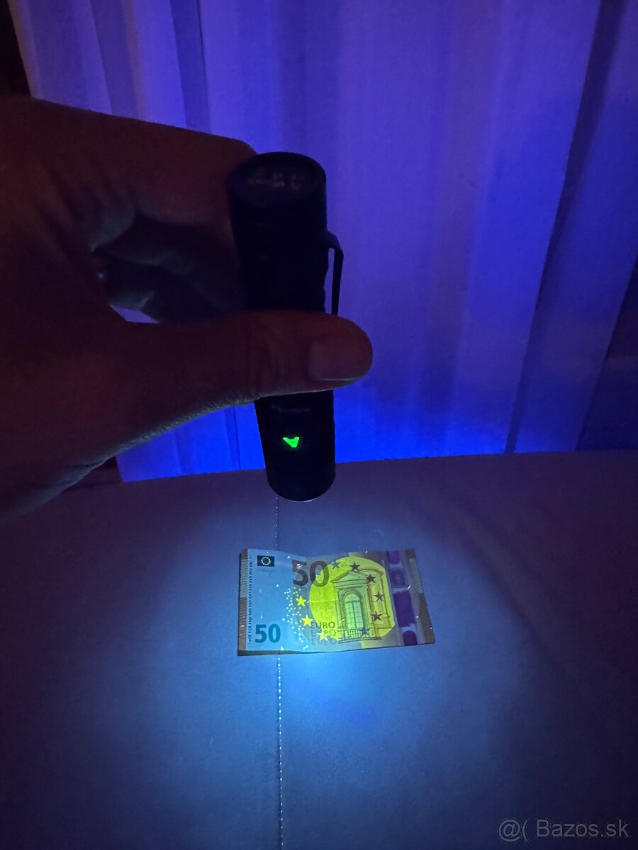 UV LED baterka 3x365nm 3x395nm nabijatelna - 7