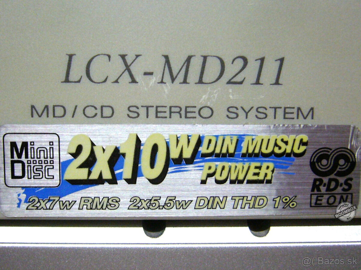 Aiwa LCX-MD211 - mikrosystém s minidisc rekordérom - 7