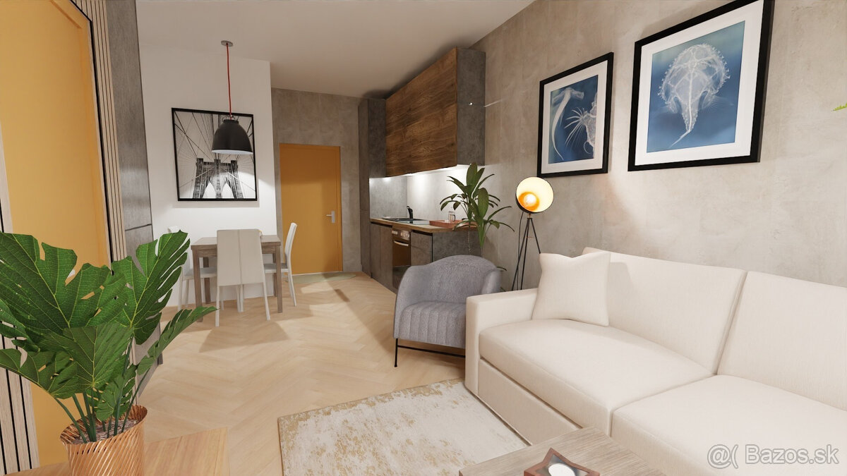 Na predaj investičný 2-izbový apartmán (nebytový priestor) v - 7