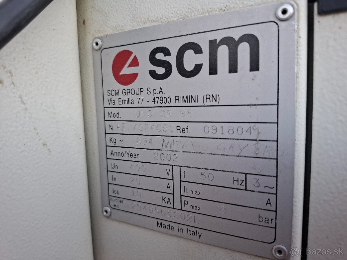 Širokopásová brúska SCM Sandya 1K - 7