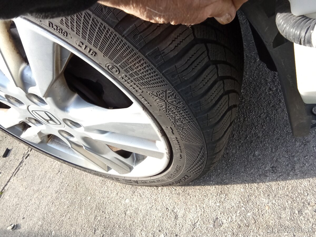 Kolesá elektróny 4ks zimné pneu 225/45 R17 honda civic - 7