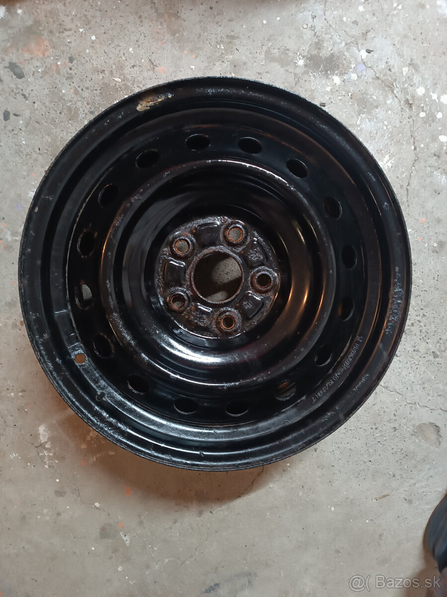 Plechové disky R16 5x114,3 6,5J + puklice - 7