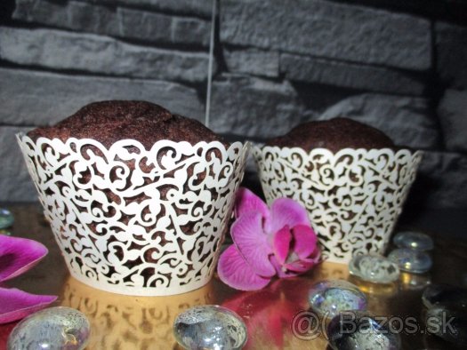 Čipkové papierové ozdobné košíky 0,20€/ks - 7