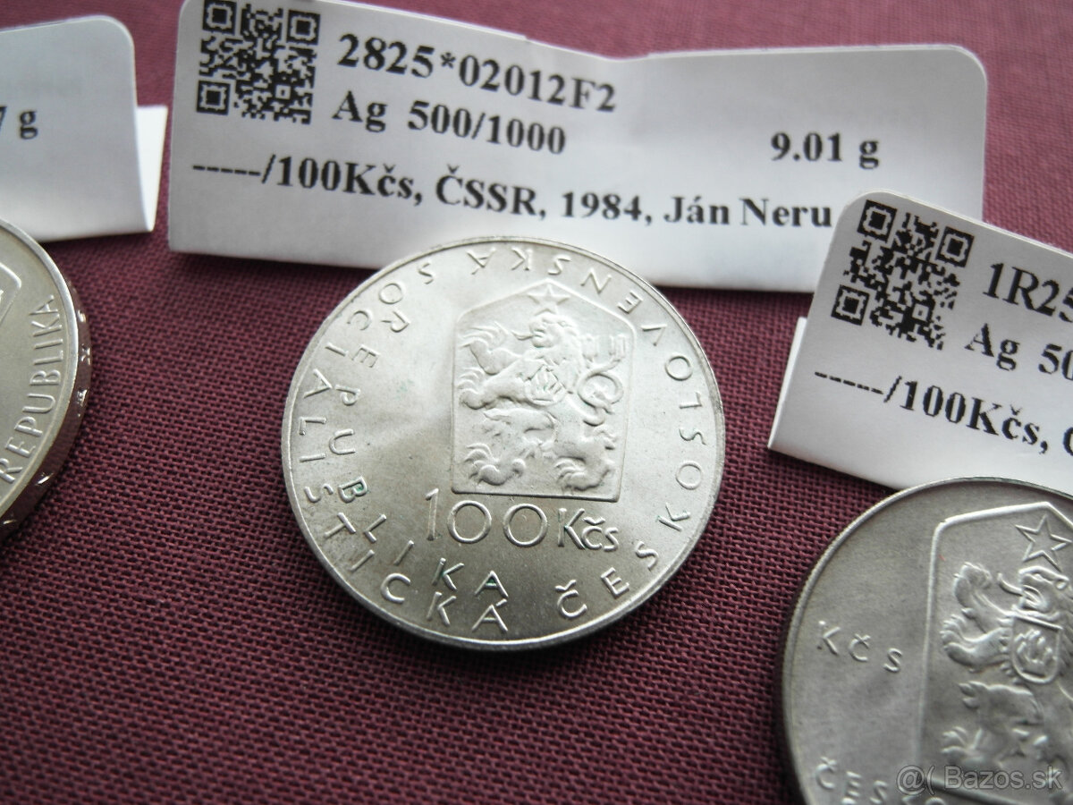 Staré mince 3ks ČSSR striebro - 7