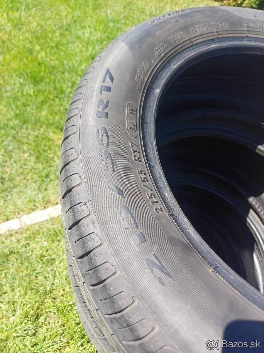 215/55 r17 letné pneumatiky, Pirelli - 7
