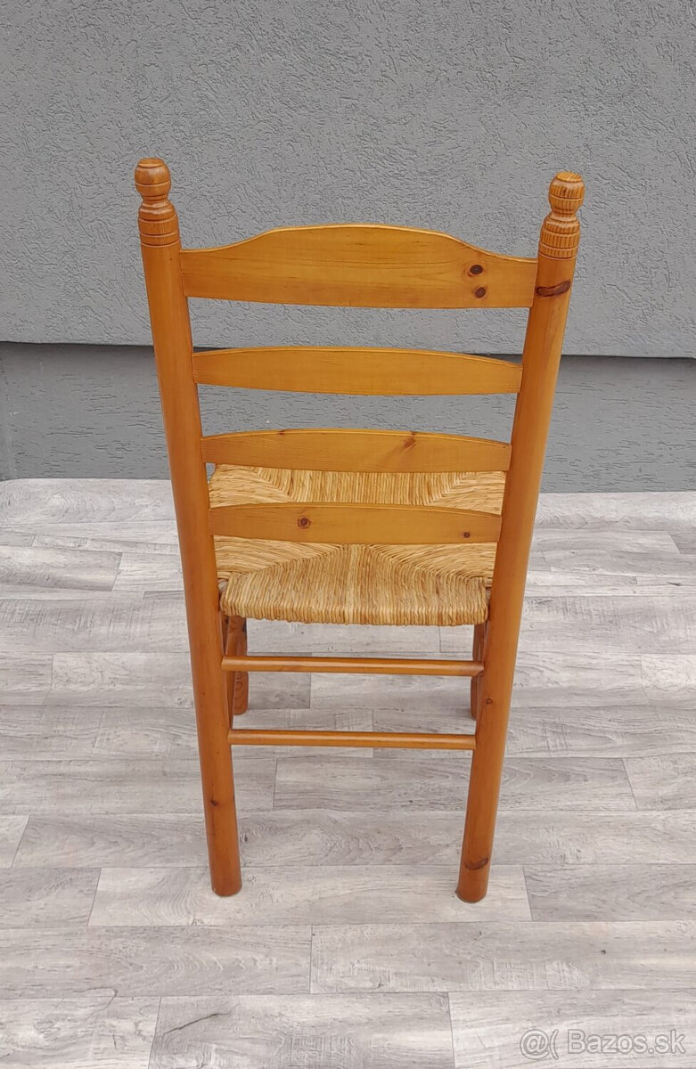 Set stoličiek s rebríkovými operadlami ( 4 ks ). - 7