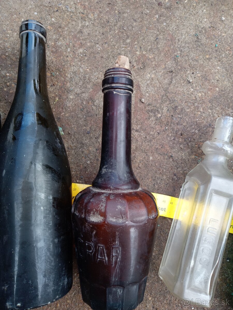 Staré fľaše na dekoráciu - 7