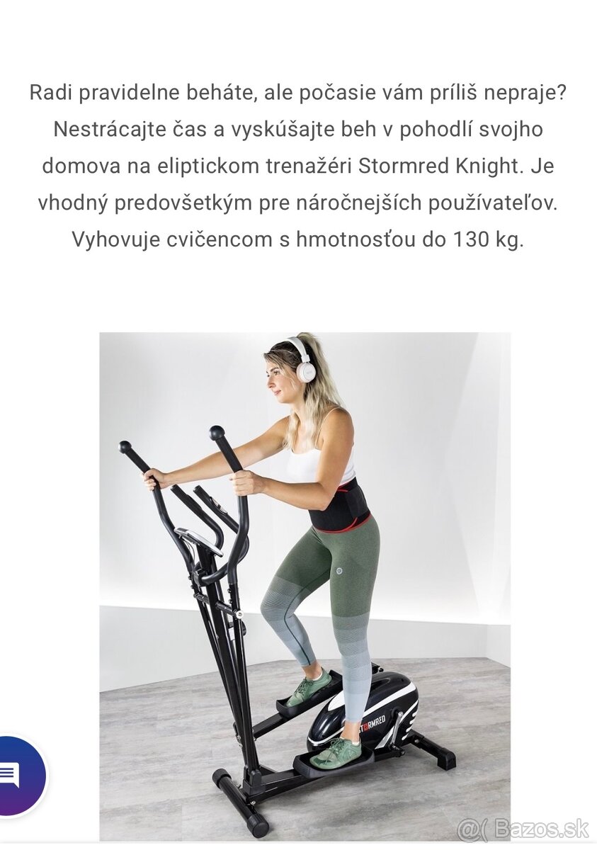 Elipticky trenažér Stormred Knight - 7
