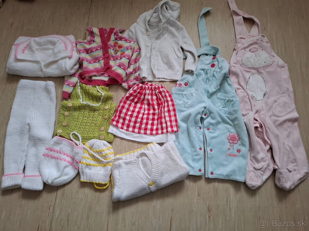 Dievčenské oblečenie 74-80 - 7