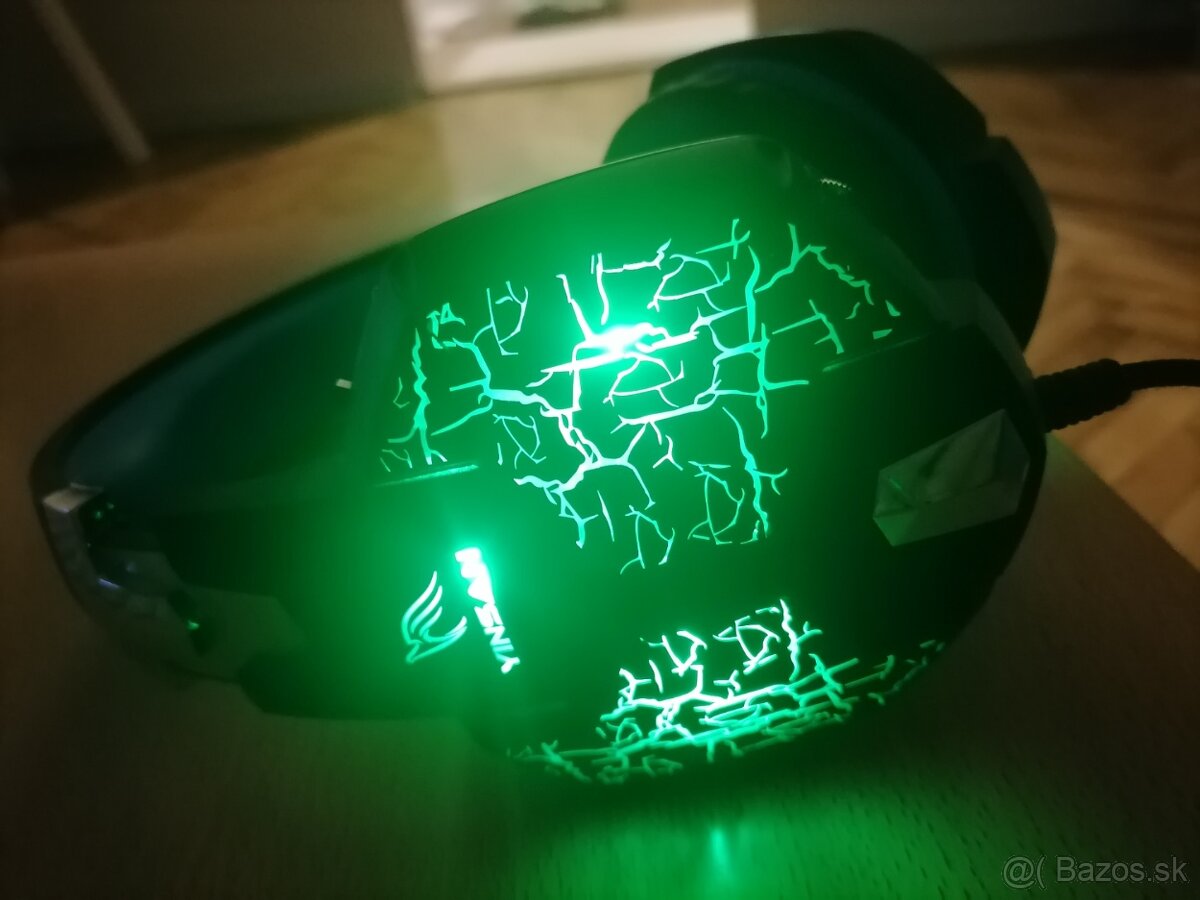 Herné slúchadlá - málo používané s mikrofónom - 7