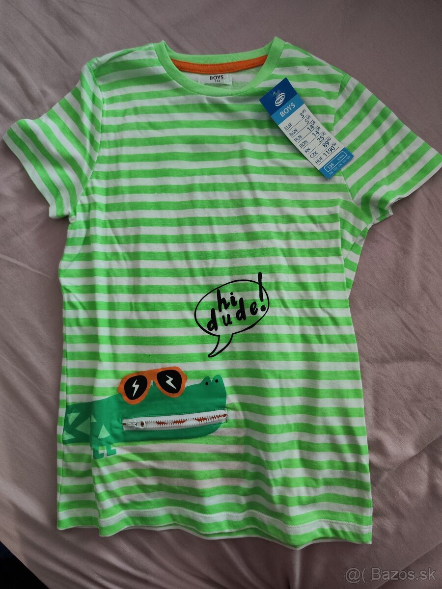 Nove nenosene kratase 122,ci 134/140 ci tricko 134,rifle146 - 7