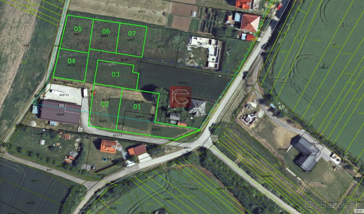 NA PREDAJ stavebné pozemky pre RD Nevidzany - 7