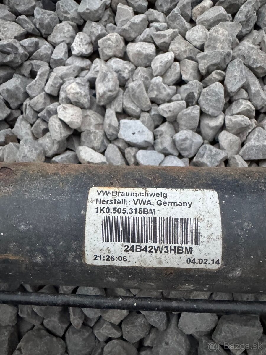 Zadná náprava kompletná 1K0505315BM - 7