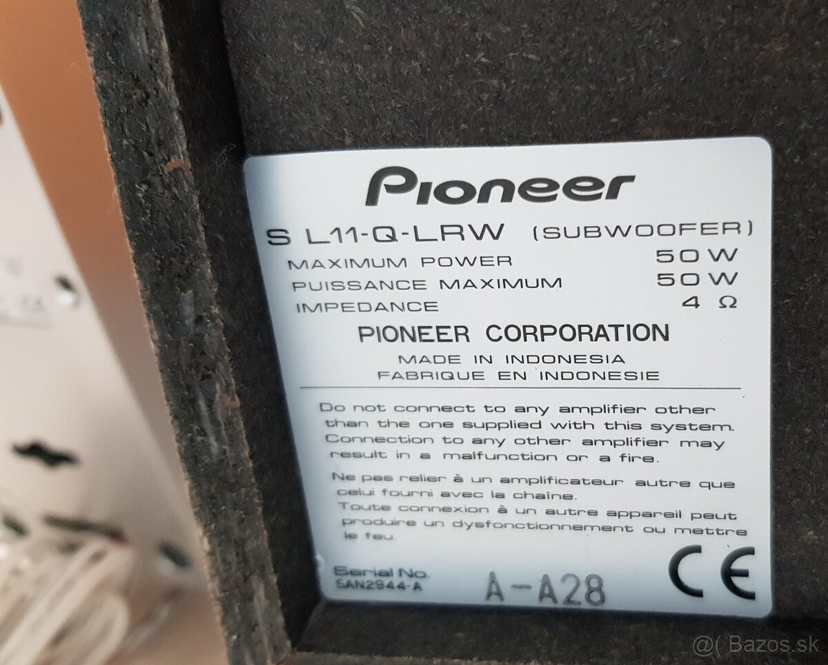 Predam 2.1 zostavu Pioneer - 7