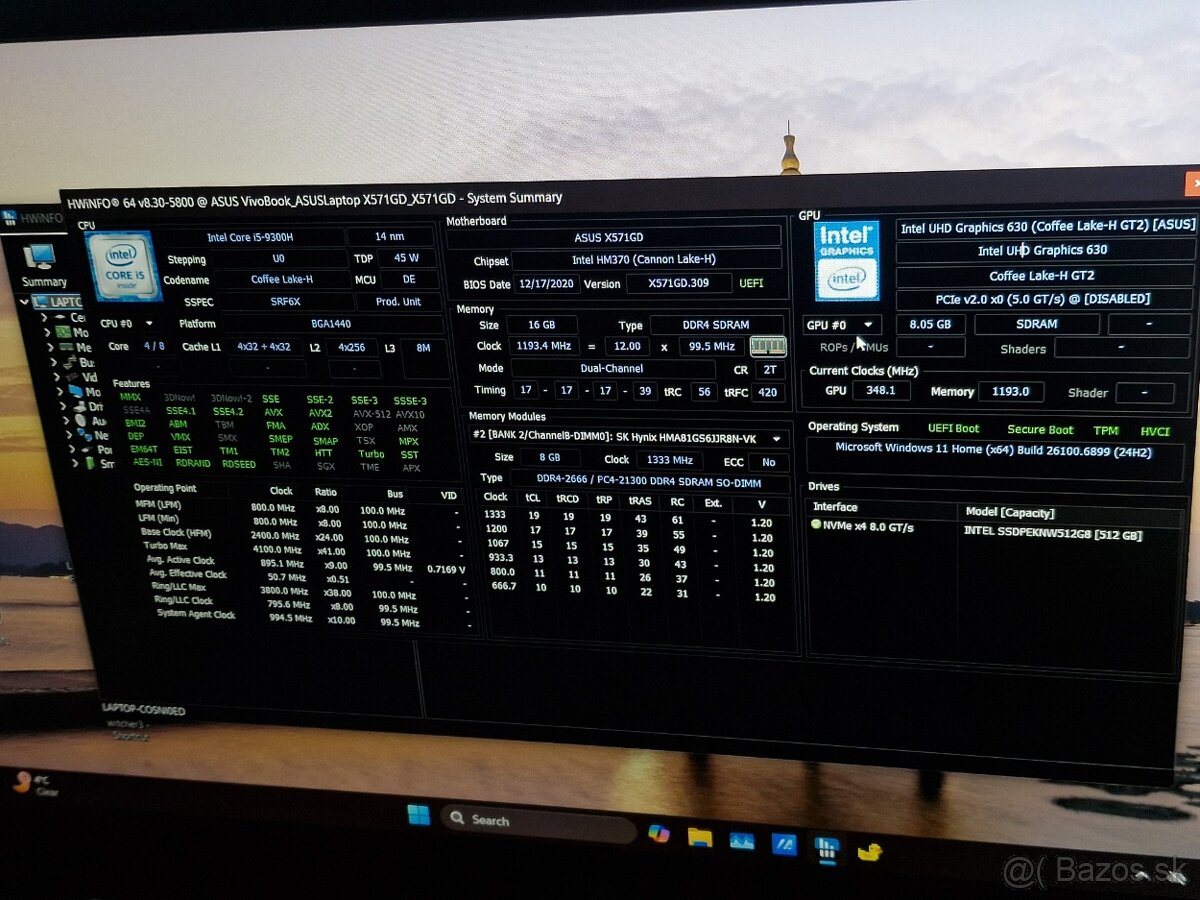 ASUS X571GD – notebook s i5 procesorom - 7