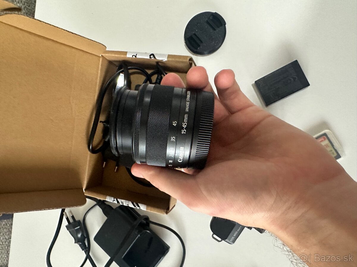 Predám Canon EOS M50 Mark II + kompletné príslušenstvo - 7