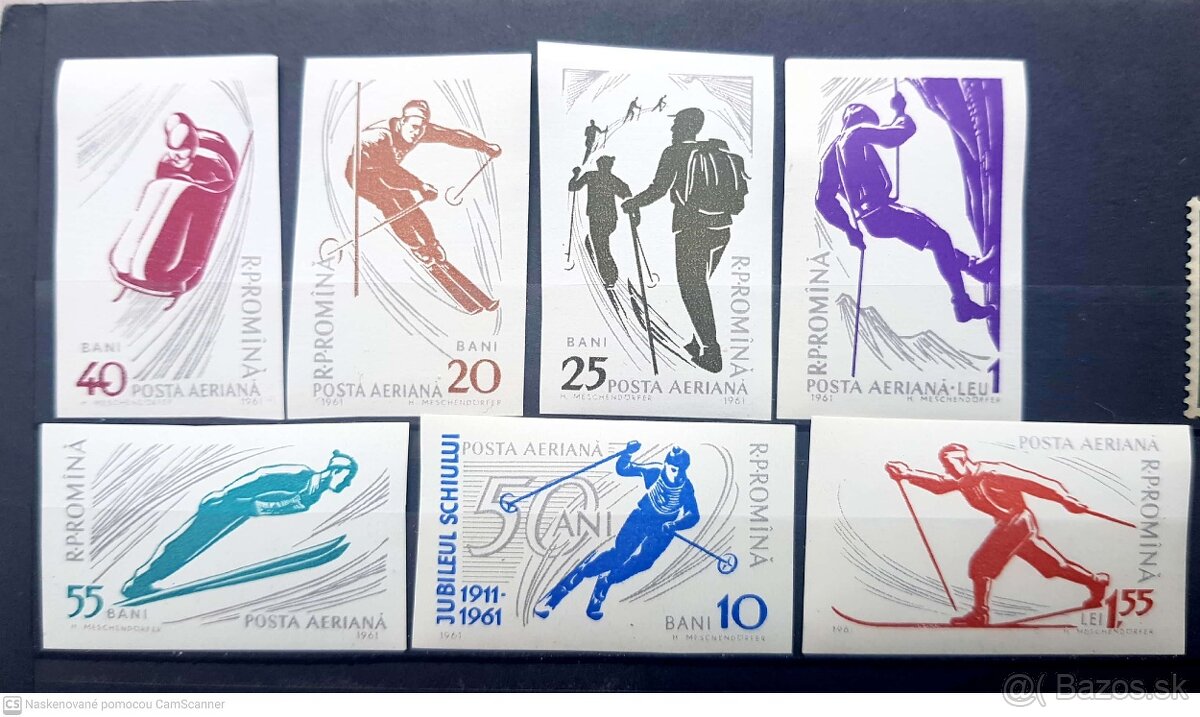 Rumunsko a Bulharsko zriedkavé znamky - 7