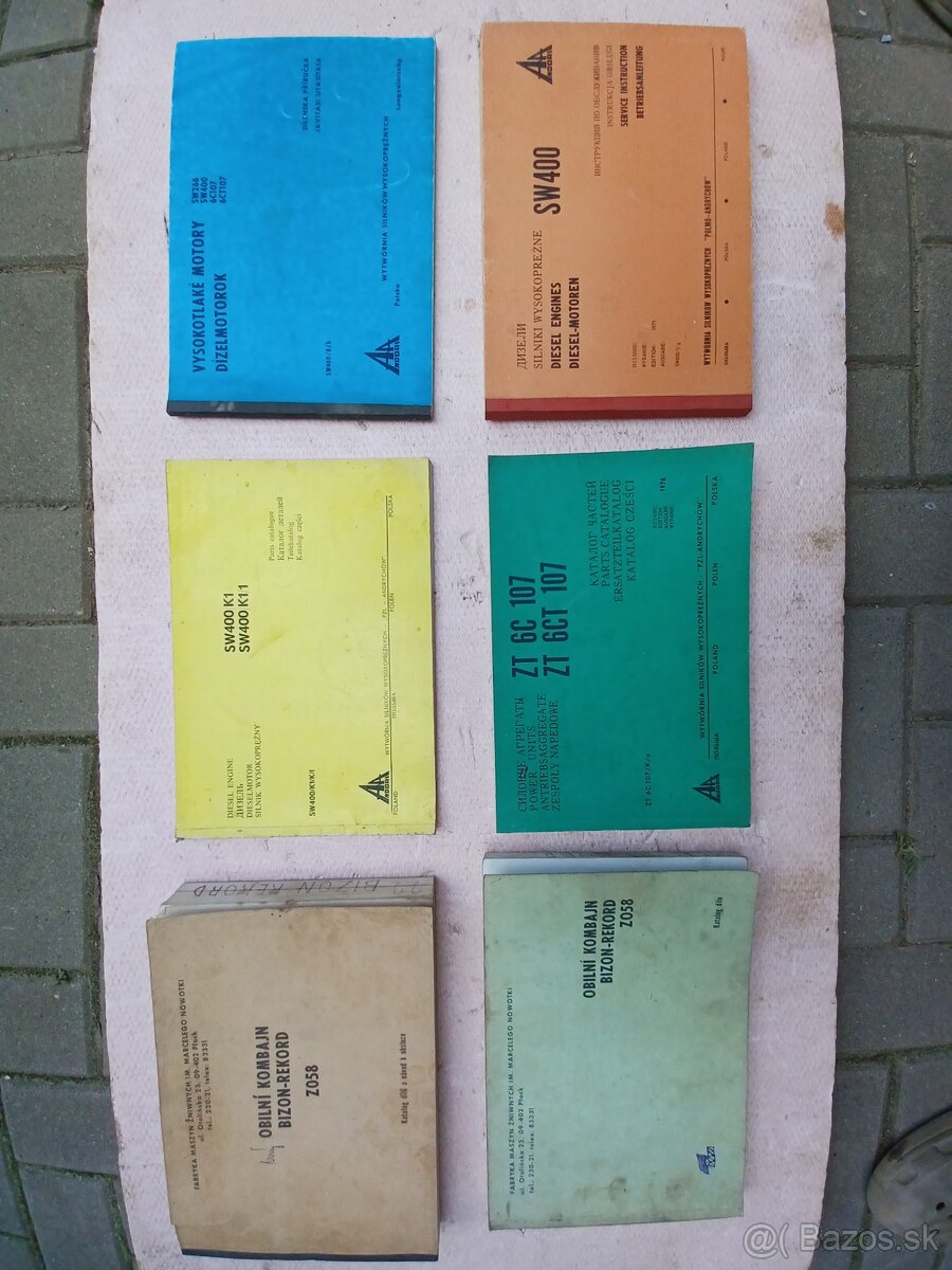 Katalogy a prirucky-navody na poln. Stroje - 7