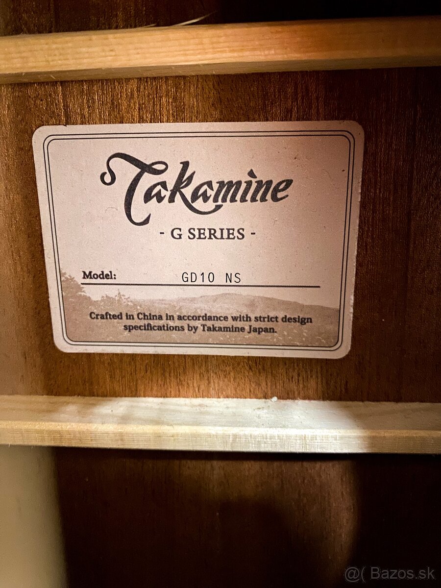 NOVÁ Akusticka gitara Takamine GD10 NS s Madarozzo krytom - 7