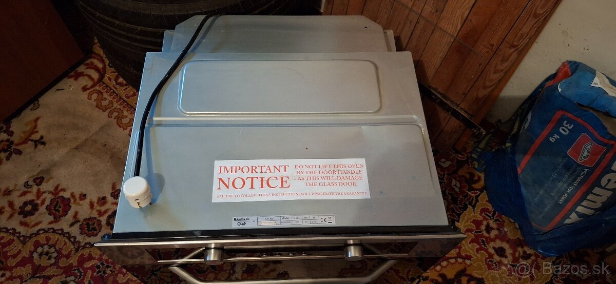 Predám vstavanú rúru Baumatic - 7