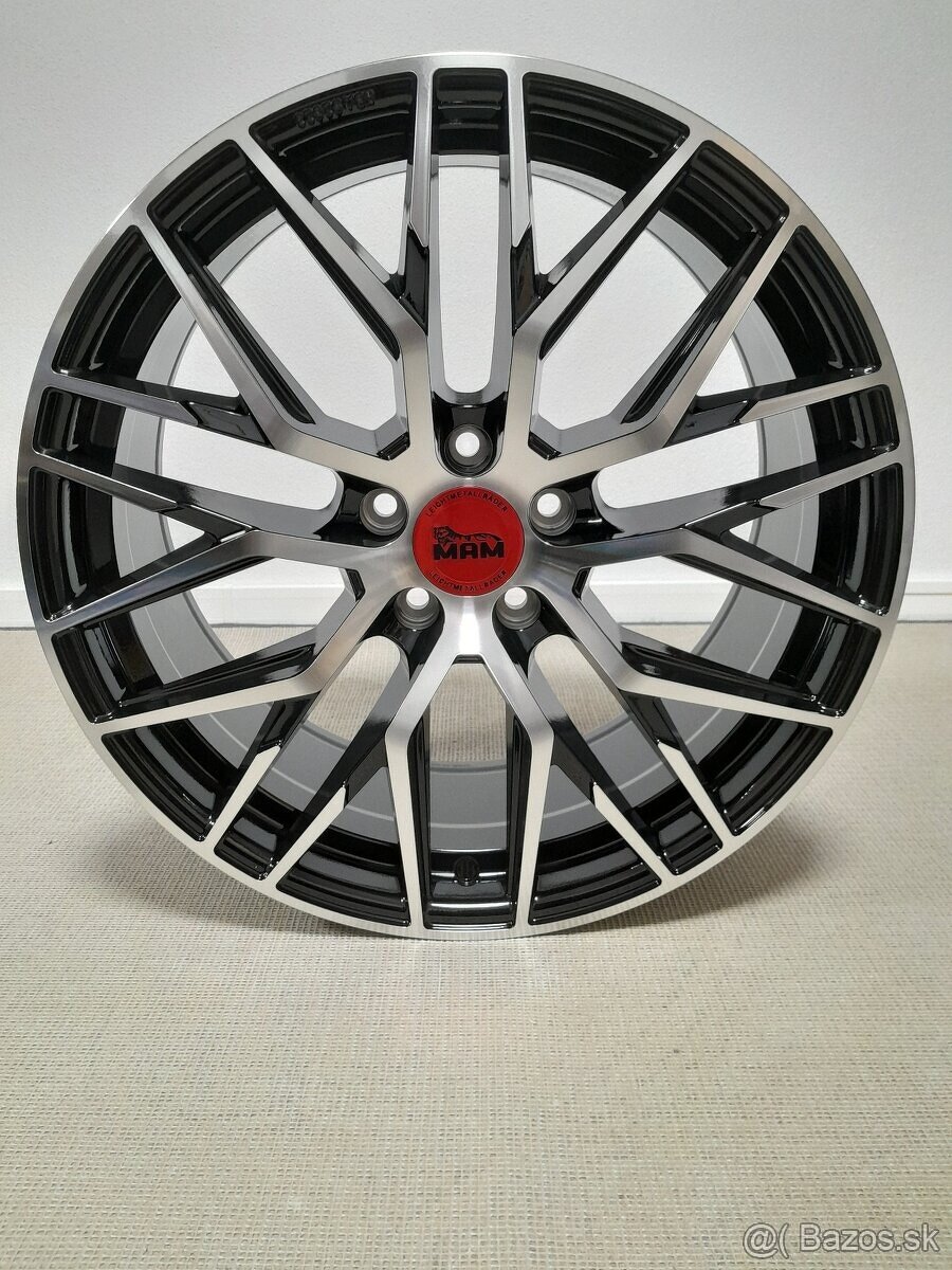 Alu disky MAM RS4 R17 5x112 7.5J Et45 a Et35 Škoda Audi Vw - 7