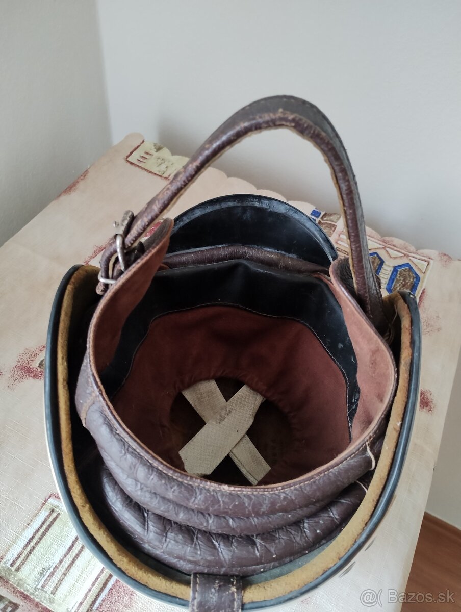 Predám retro helmu na starý motocykel Jawa ČZ veľkosť 58cm - 7