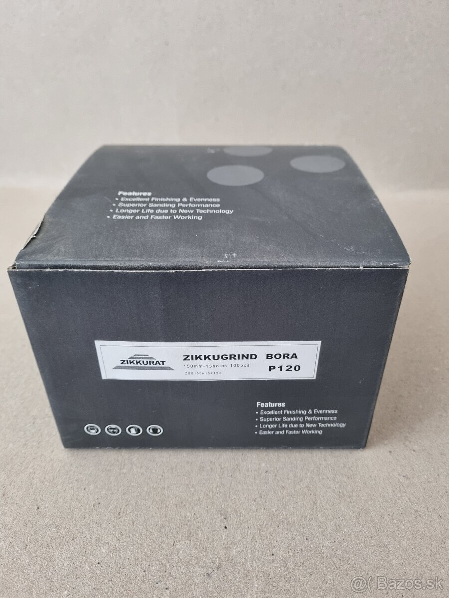 Zikkugrind brúsny papier Bora 150mm D15 - 7