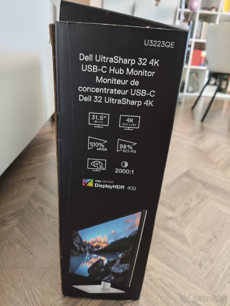 Dell UltraSharp U3223QE 32" 4K IPS Black USB C - 7