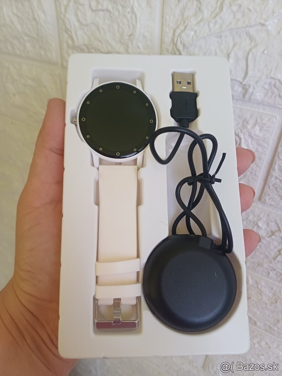 Biele inteligentné hodinky-NOVÉ - 7