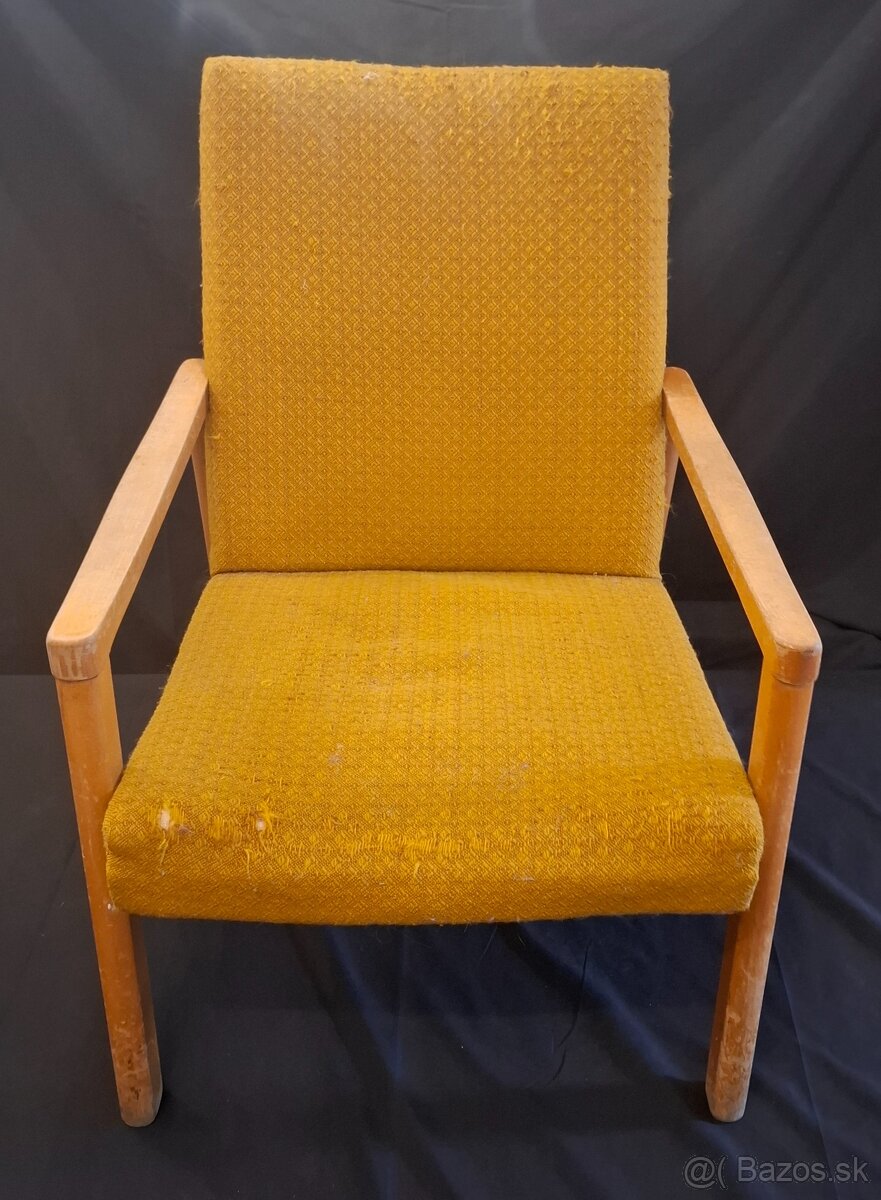Staré kreslo Ton, typ : 615 369 1913 v pôvodnom stave, 1 kus - 7