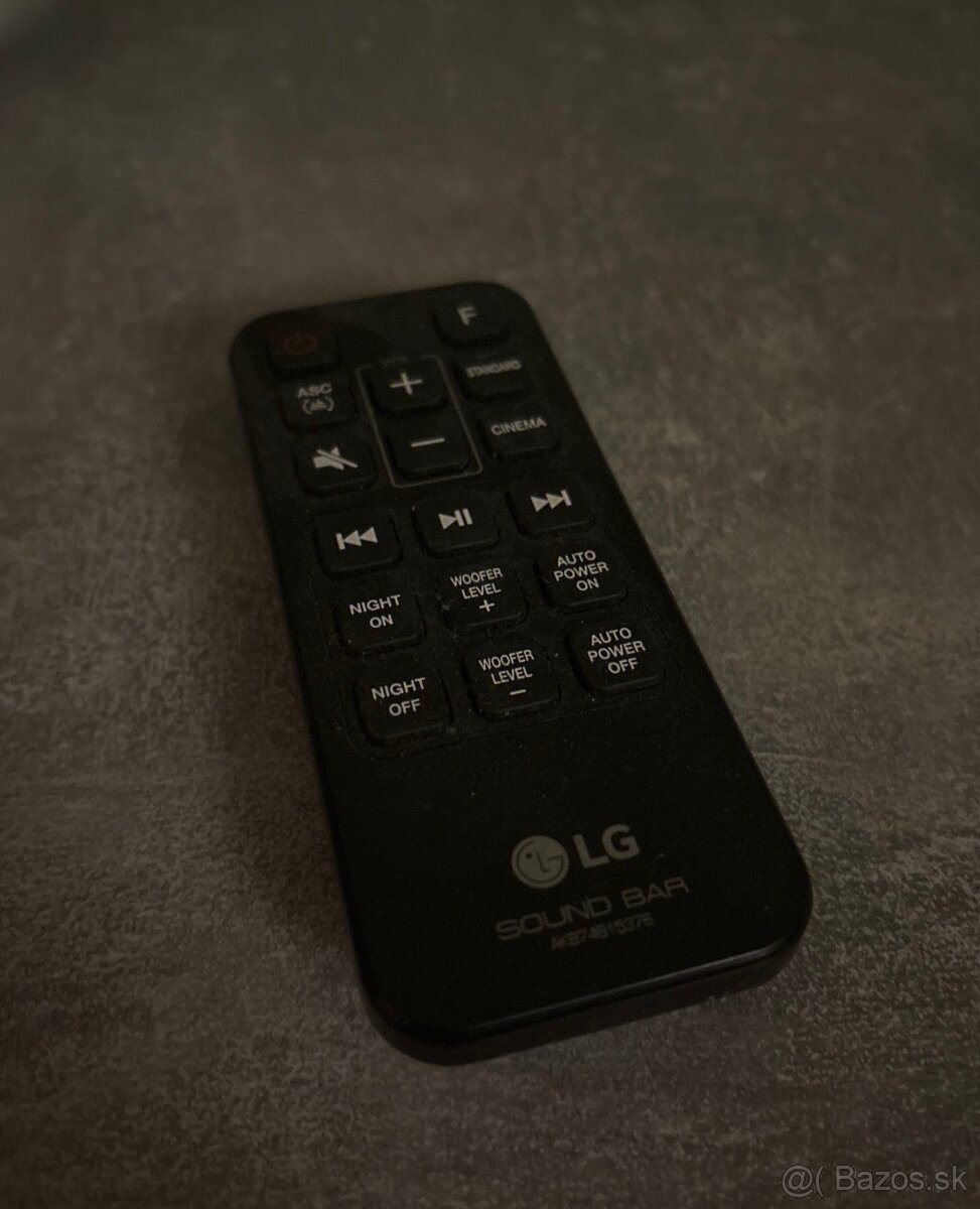 LG SPJ4B-W Wireless Subwoofer + Soundbar – černý, funkční - 7