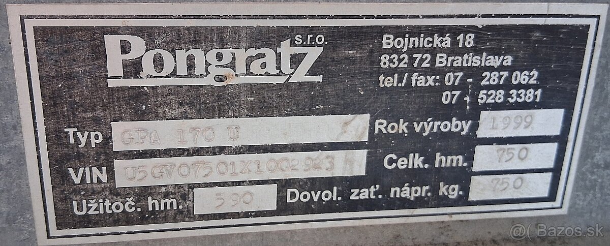 Privesny vozik Pongratz - 7