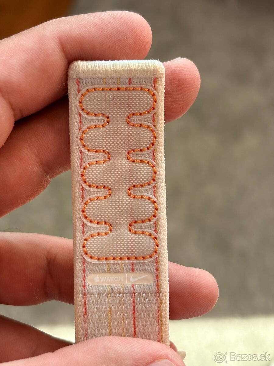 Nike Sport Loop 46mm Starlight/Pink Apple Watch - 7