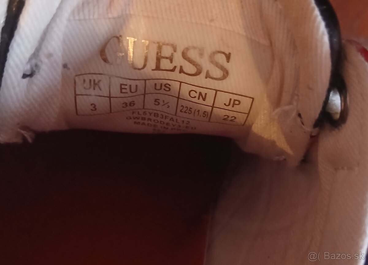 GUESS tenisky lace-up shoes - 7