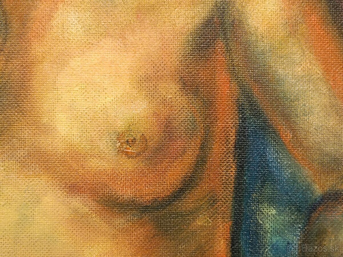 Obraz EAB 1971, AKT ve vodě, olejomalba 83x63 - 7