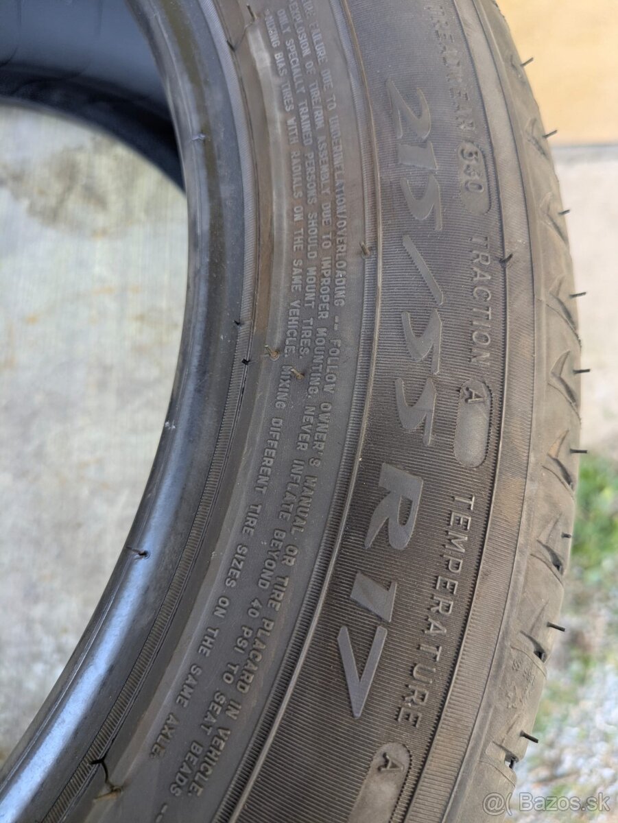 Letne pneumatiky Michelin R17, 215/55 - 7