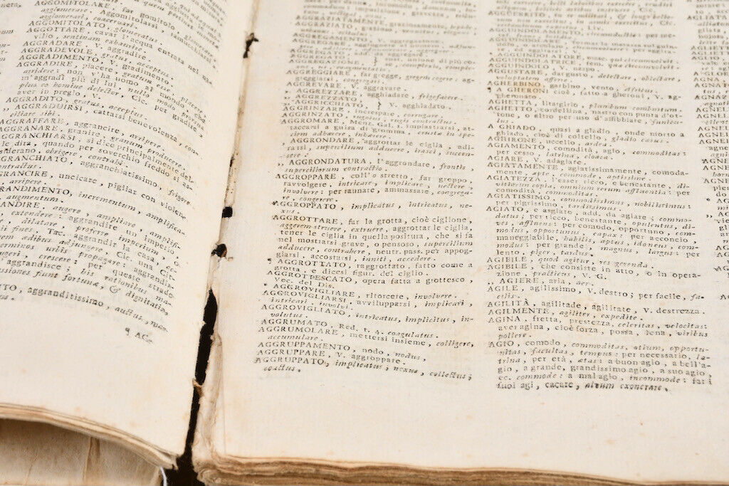 3 stare slovniky VENEZIA 1785 - 7