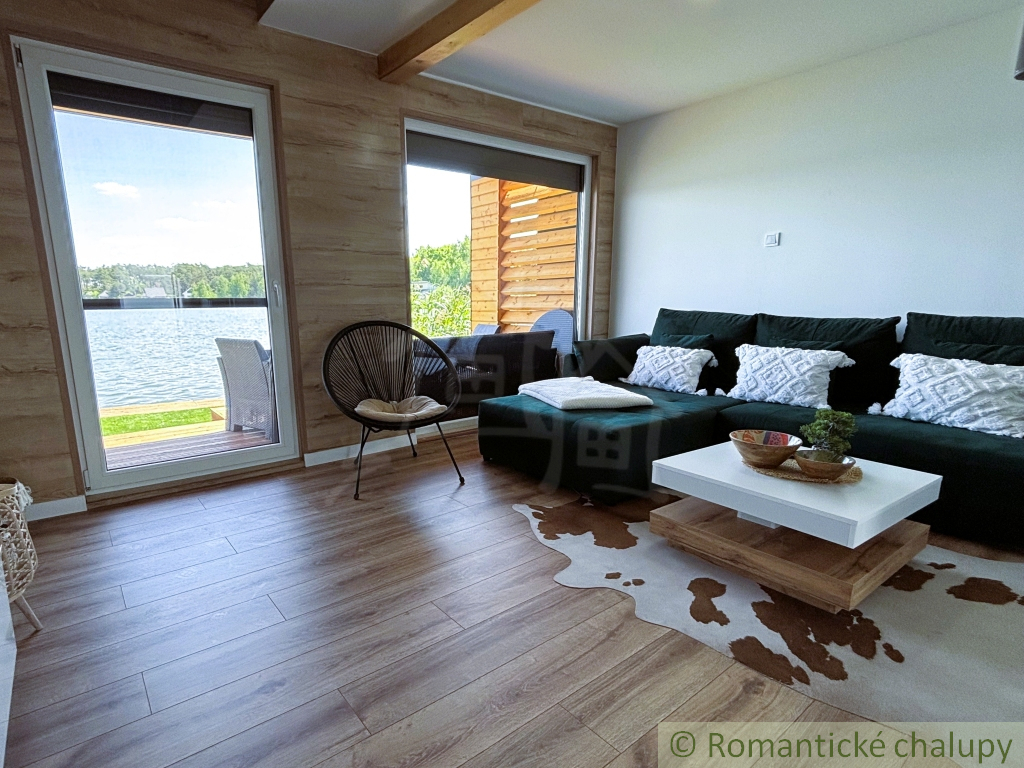 Moderná chata na brehu jazera- rybolov, relax a pohodlie, - 7
