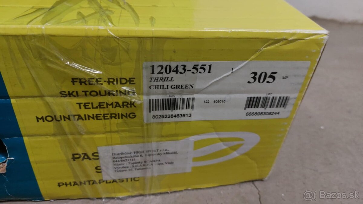 Skialp lyžiarky SCARPA THRILL (mondo 305mm, č.46) - 7