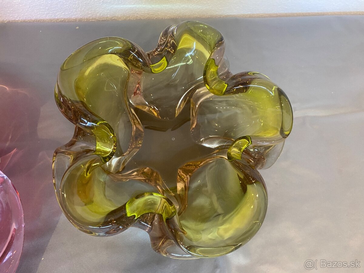 Misky/popolníky z hutného skla - 7