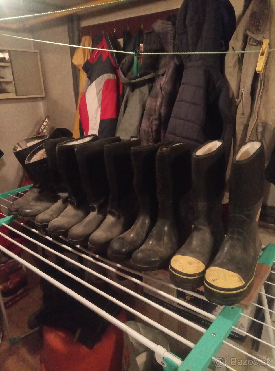 Zateplený kabát vesta opasok čižmy - 7