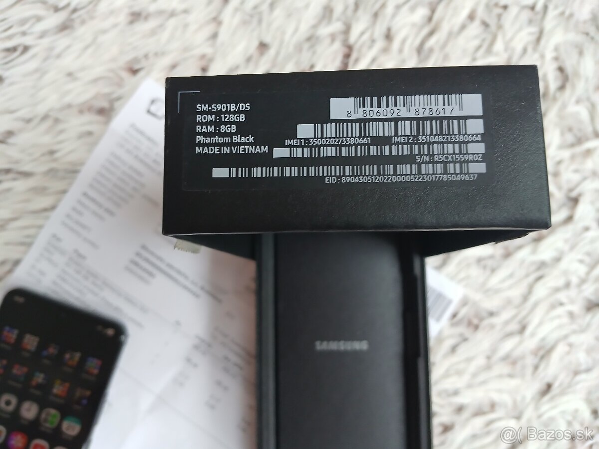 Samsung Galaxy S22 5G / 8GB/128GB (SM-S901B/DS) BLACK - 7