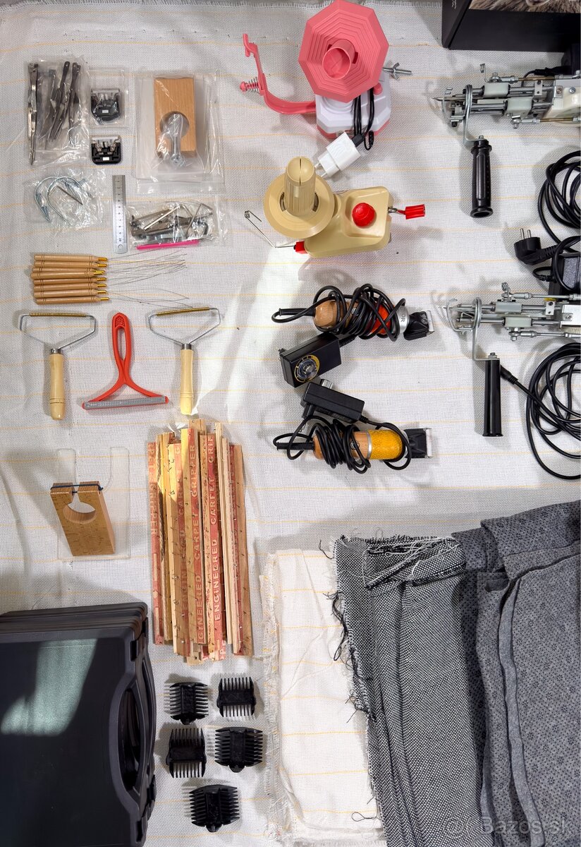 🧶 TUFTING VYBAVENIE A MATERIÁL NA PREDAJ - 7