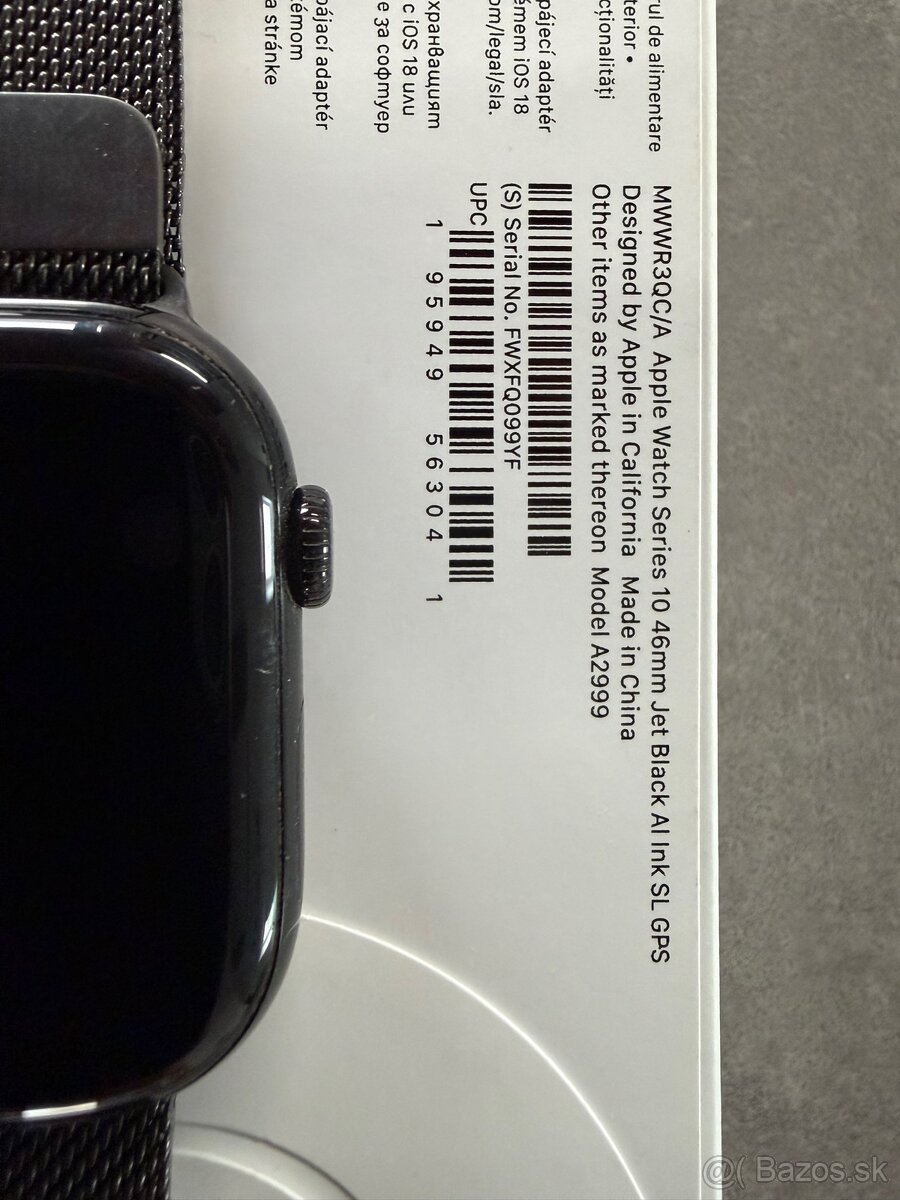 Predám Apple Watch 10 46mm Jet Black - 7