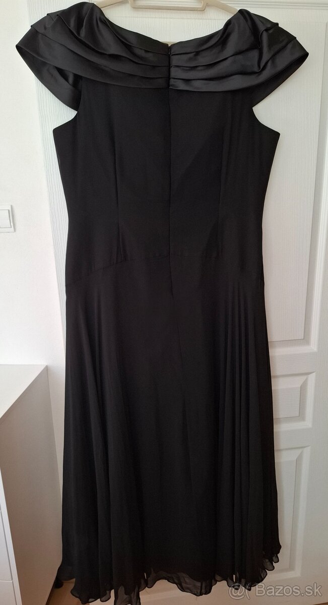 Šaty spoločenské čierne 50 - 52 - 7