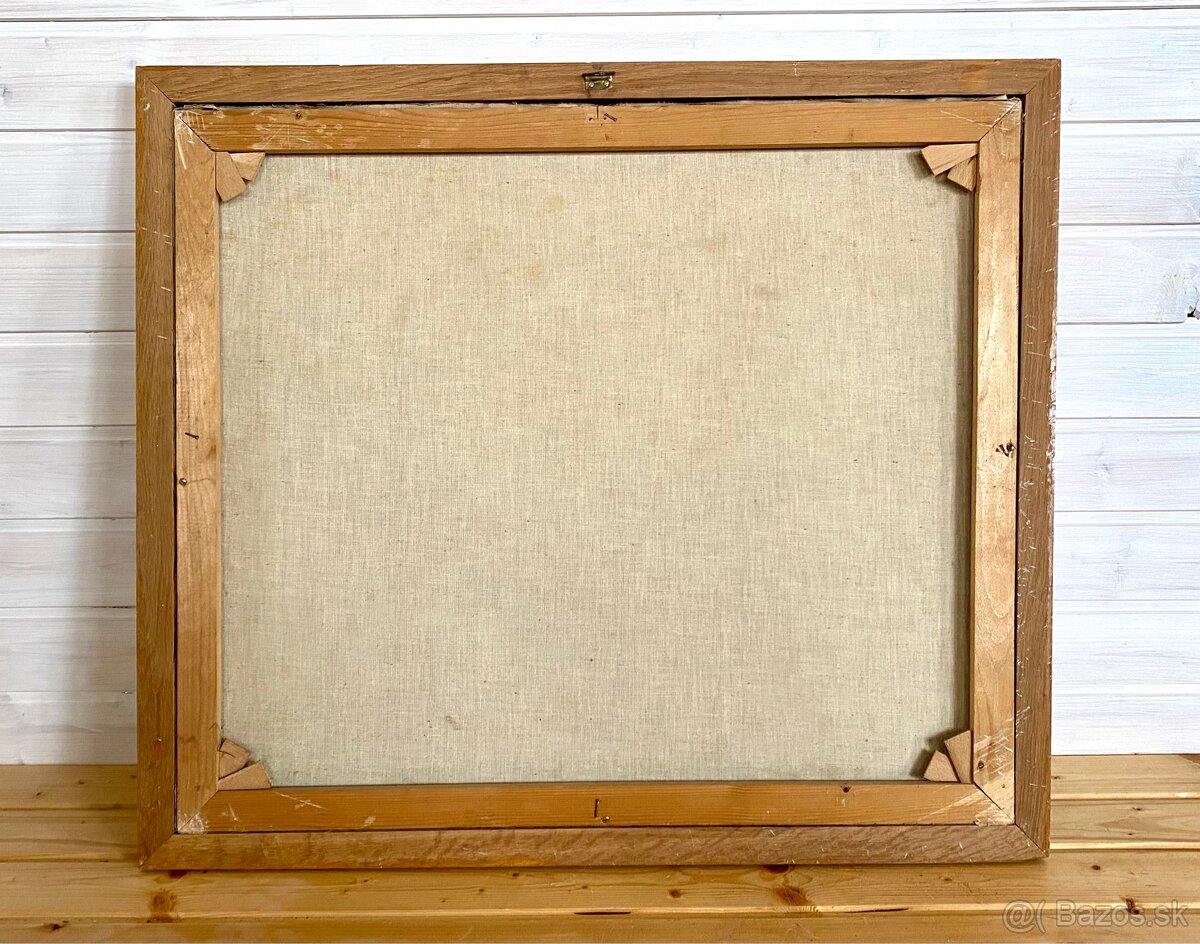 Starý obraz, olejomalba - 7